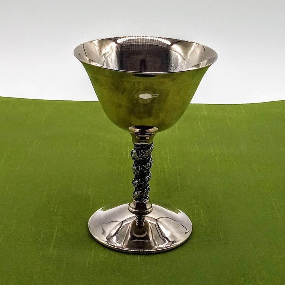 Vintage F.B. Rogers Silverplate Wine Goblet